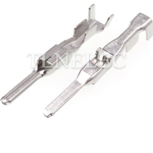 50pcs 1.5 Series Auto Male Crimp Splice Wire Terminal Pins for Automotive Repair Auto Spade Connector Terminal of DJ611B-1.5A