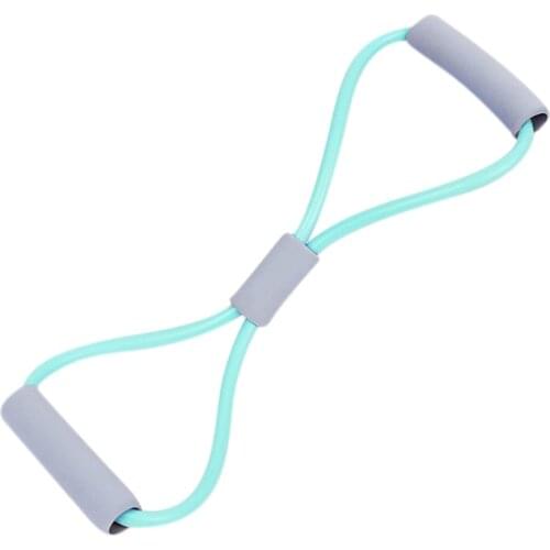 8 Words Rally Beautiful Back Chest Expander Stretching Belt Open Shoulder Exercise Arm Pull Rope Home Yoga Equipment