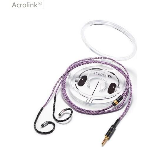 Acrolink 1.2m Upgraded Pcocc silver plated cable with 0.78mm 2Pins Interface for 4.4 XLR Detachable Stereo Audio Headphone Cable