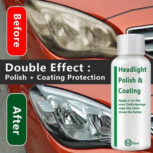 Car Headlight Repair Liquid Lamp Retreading Agent Glitter Auto Polish Len Restoration car headlight restorer
