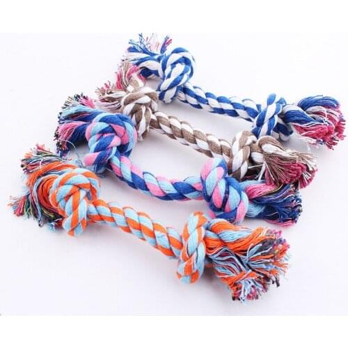 1PC Pet supplies dog toys dog teeth cleaning outdoor training fun play rope ball toys puppies and kittens pet toy dog chew toys