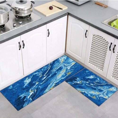 Modern Entrance Doormat Washable Kitchen Mat Bedroom Non-Slip Bathroom Area Rugs Living Room Long Carpets Home Floor Decoration