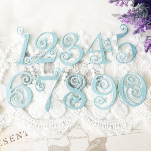 Circle Lace Numbers Metal Dies Scrapbooking Metal Cutting Dies 2018 Craft Stamps die Cut Embossing Card Make Stencil Frame