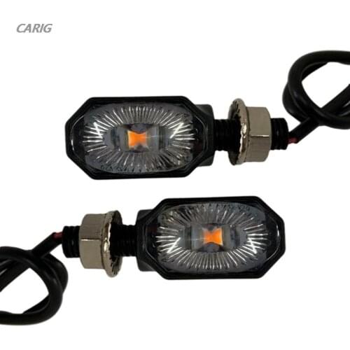 Mini Retro Battery LED Car Light Modification Motorcycle Waterproof Warning Light Motorcycle Turn Signal Light