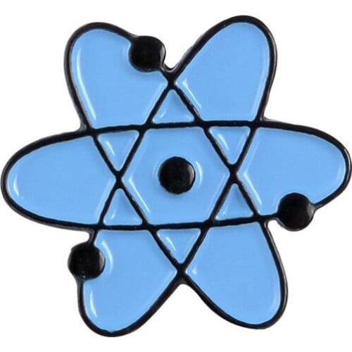 Fashion New Brooch Personality Chemical Element Container Cartoon Pin Decoration Creative Wild Female Bag Pendant Badge Gift