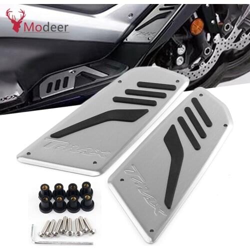 Front Motorcycle Accessories Silver Gold Pedals Foot Pegs Footrests Fits For Yamaha Tmax560 T MAX 560 2019 2020 2021 Footrest