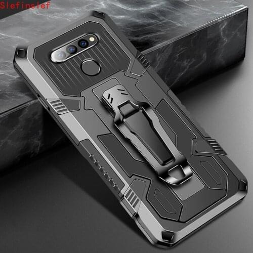 Shockproof Armor Case For LG K51 K31 Stylo 6 Arlstro 5 Pro Cover Magnetic Ring Kickstand Phone Cases Back Belt Clip Stand Shell