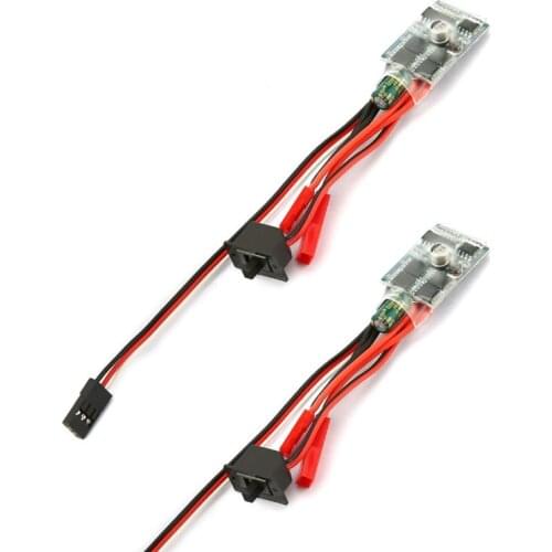 RC Car Brake 10A Brushed ESC Two Way Motor Speed Controller For 1/16 1/18 1/24 Car Boat Tank