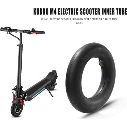 2x 10 inch Electric Scooter Rubber Inner Tube Thickened E-scooter Pneumatic Inner Wheel Tyres for Kugoo M4 Kick Scooter
