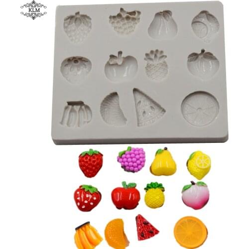Fruit Pie Silicone Mold Cake Tool DIY Chocolate Making Tool Clay Tool Mousse Tool ocina accesorios de coci...KLM