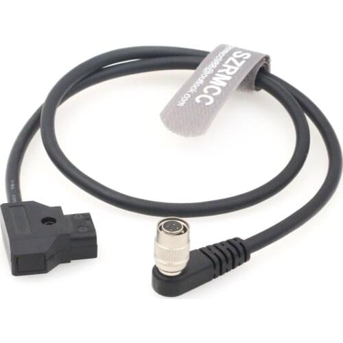 SmallHD DP7 PRO AC7 OLED Monitor Right Angle Hirose 4 Pin Female to D-tap Power Cable