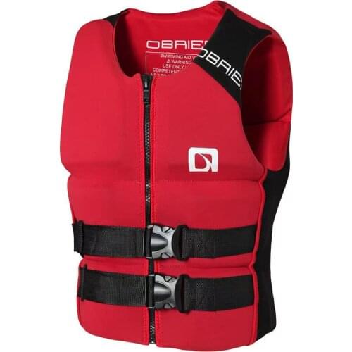 Professional adult life jacket neoprene buoyancy vest water sports swimming fishing water ski rafting surfing safety life vest