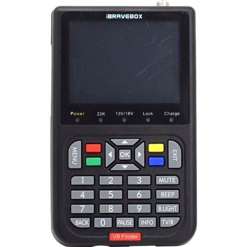 V8 3.5'' LCD Satellite Finder Signal Meter TV Satellite Detector Outdoor