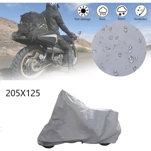 Motorcycle cover protective cover waterproof motorcycle Scooter gray canvas moped rain