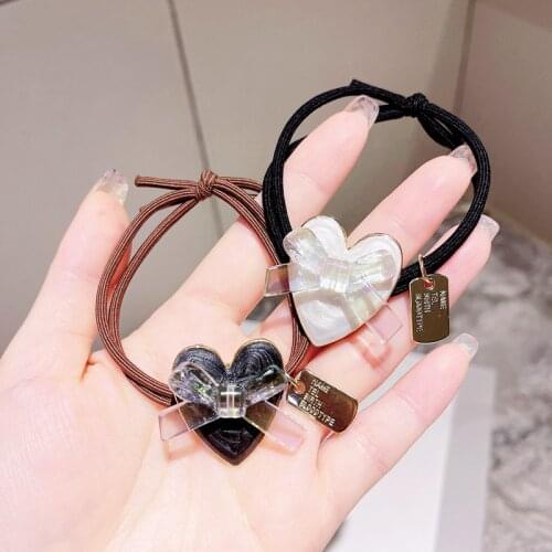 Women Lady Fashion Elastic Hair Ring Luxury Crystal Hair Rubber bands Rope Headbands Ties Hair Accessories for Women & Girls