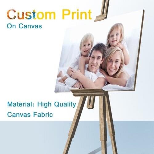 Allblue Custom Poster And Print Art Personal Lovers Family Baby DIY Photo Customize Wall Picture Home Decoration Canvas Painting