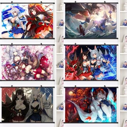 Diamond Painting Anime Game Azur Lane Akagi Kaga Diamond Embroidery Full Square/Round Cross Stitch Kits Mosaic Home Decoration
