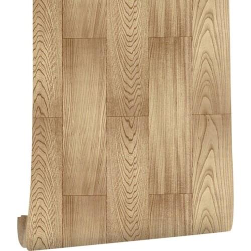 Wood Grain Peel and Stick Wallpaper Decorative Self-Adhesive Film for Doors Cabinet Desktop Modern Furniture Decorative Sticker