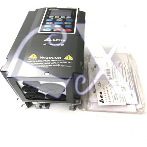 Delta 0.75KW VFD007C43A 3 Phase 380V 750w 1HP 3A 600HZ New VFD-C2000 Inverter AC Motor Drive