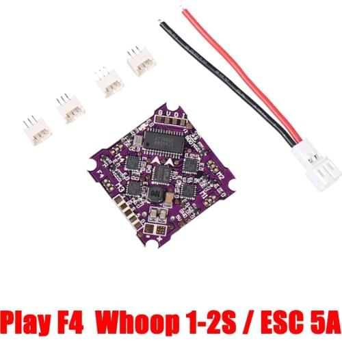 Hot sale Play F4 Whoop Flight Controller AIO OSD BEC & Built-in 5A BL_S 1-2S 4in1 ESC for RC Drone FPV Racing Models Spare Parts