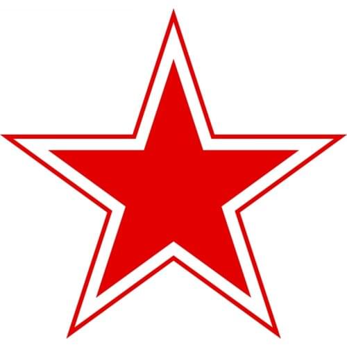 Creative Vinyl Car Sticker Red Star Ussr Auto Car Stickers Waterproof Cover Scratch Decals,14cm*15cm