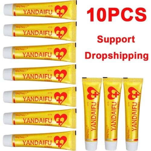 10pcs Yandaifu Body Cream Psorasis Creams Ointment Treatment Psoiasis Balm For Your Skin Problems Without Retail Box