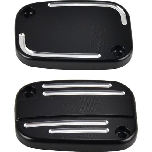 Black Front Clutch Master Cylinder Cover For Harley Tri Glide Ultra FLHTCUTG Aluminum Front Clutch Cylinder Cover