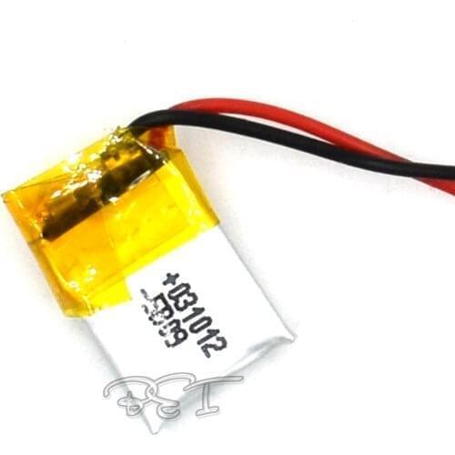 10Pcs 3.7V 30mAH 301012 Li-Polymer Rechargeable Lithium Battery Cell For Toy Recorder GPS MP3 MP4 Cell Phone Glasses Speaker