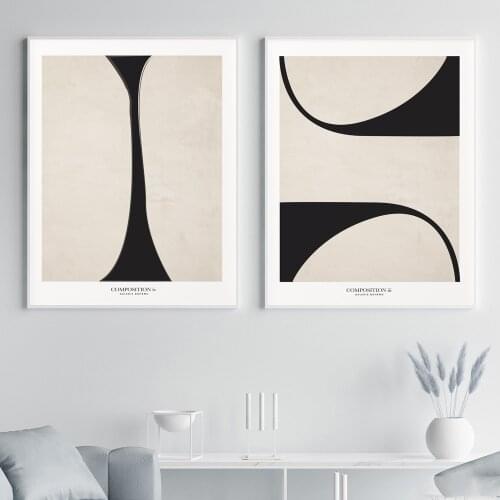 Minimalist Neutral Poster Abstract Geometric Canvas Painting Modern Art Print Decorative Wall Picture For Living Room Home Décor