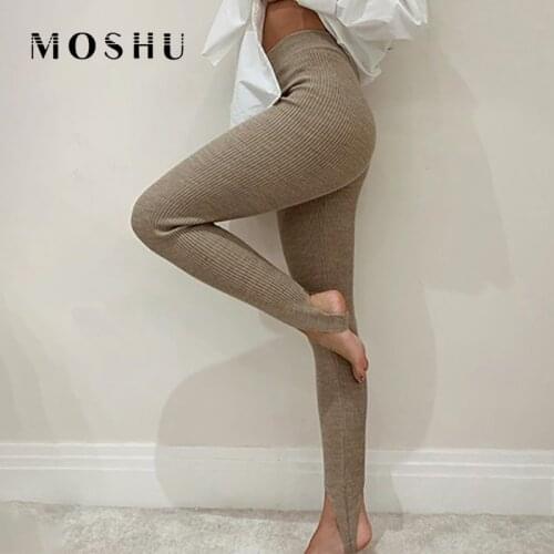 Женские трикотажные легинсы MOSHU China At AliExpress