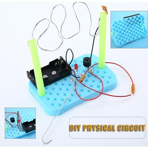 DIY Physical Scientific Experiments Circuit Kit ABS Electronic Components Children Educational Manual Toys DIY Circuit Kit