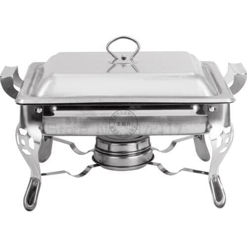 Catering Buffet Set Food Chafing Dishes 5L Stainless Steel Chafer Buffet Water Pan Fuel Holder and Lid For Catering Warmer