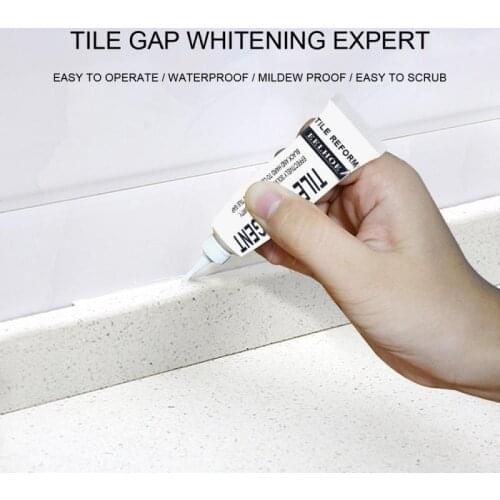 Tile Whitening Agent Beautiful Seaming Agent White Paste For Tile Ground Seaming Moulproof Wall Gap Repair Cream