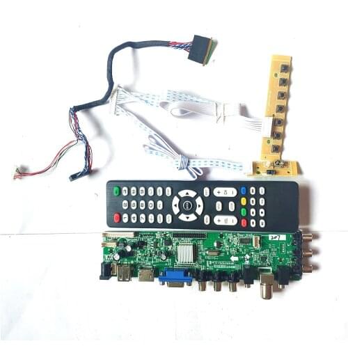 For M101NWT2 R0/R1/R2/R3/R4 M101NWT4 R3/R0 DVB digital 40Pin LVDS 1024*600 HDMI-Compatible VGA USB AV 3663 LCD Controller board