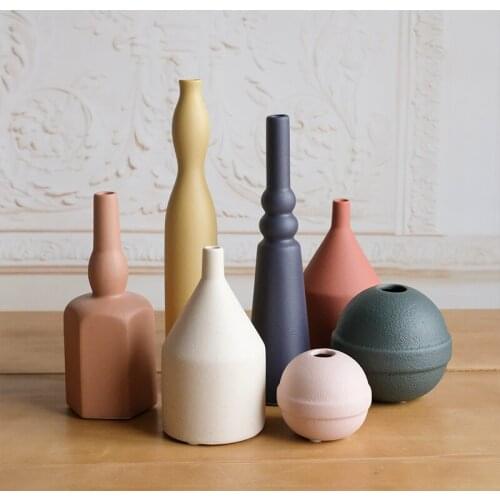 Nordic Vases 2020 Home Decor Ceramic Home Decoration Accessories For Living Room ваза для декора горшки для цветов Macetas