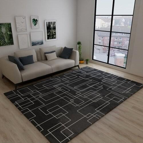 Geometric Modern Large Carpets for Living Room Floor Carpet Parlor Mat Washable Big Area Rugs for Bedroom Blanket Home Decor