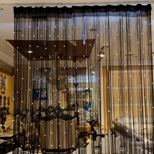 Modern Curtain Tulle Fabrics Organza Sheer Panel Window Treatment Luxury Crystal European Style Jacquard Design Home Decoration