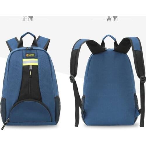Double shoulder tool bag multifunctional backpack elevator repair tool bag canvas thickened shoulder electrician bag