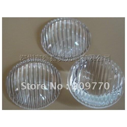 High power LED lens 23MM stripe ,Led optical lenses , convex lens