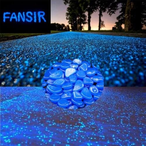 50/100PCS Glow Pebbles Luminous Stones Glow Home Fish Tank Garden Decoration Luminous Glowing In The Dark Accessory for Gift