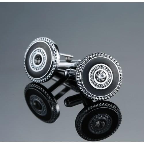 C-MAN1 New Austria white crystal Cufflinks French business Cufflinks wholesale manufacturers