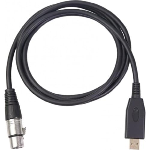 Bluelans USB Male to XLR Female Microphone Converter Mic Studio Adapter Audio Link Cable