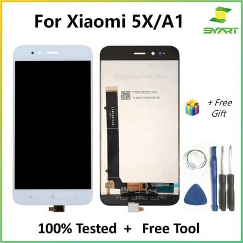 For Xiaomi 5X Mi A1 LCD Display Touch Screen Digitizer Assembly Replacement Parts For Mi A1 / 5X 5.5" Tested LCDs Screen