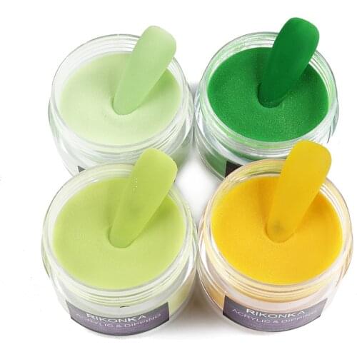 15g Nail Acrylic Powder Cheerful Yellow Pigment Powder Nails Crystal Polymer Manicure Decoration Nail Supplies For Professionals