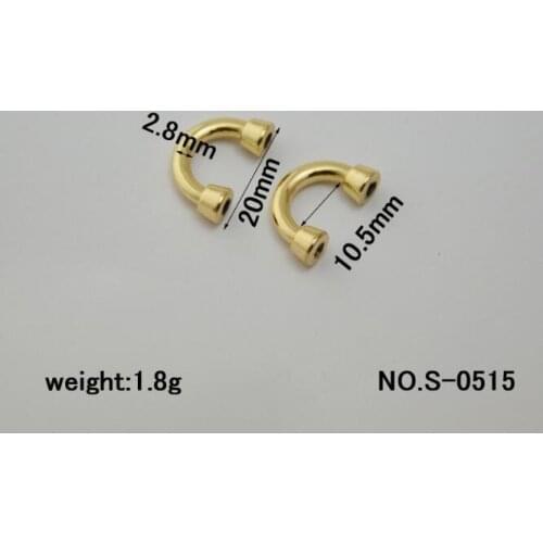 20pcs/1lot) new luggage handbag hardware accessories high-grade handbag metal phone shape small arch bridge bag hook