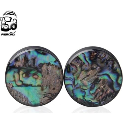 1Pair Acrylic Ear Plug Tunnel Earring Plugs Expanders Gauges Stretch Saddle Plugs and Tunnels Piercing Body Jewelry 8mm-25mm