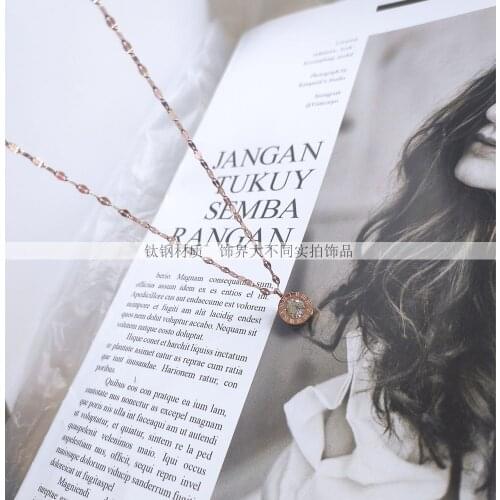 Roman Numerals Black White Shell Pendant Necklaces Wedding Jewelry Stainless Steel Chokers Necklace For Women