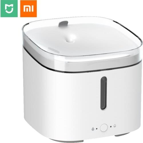 Xiaomi Smart Pet Water Dispenser 2L Dog Puppy Pet Cat Kitten Automatic silent Water Dispenser Living Water Work With Mijia APP