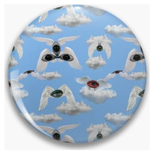 Etheyereal Weirdcore Dreamcore Soft Button Pin Cute Creative Clothes Metal Cartoon Jewelry Fashion Brooch Gift Funny Badge