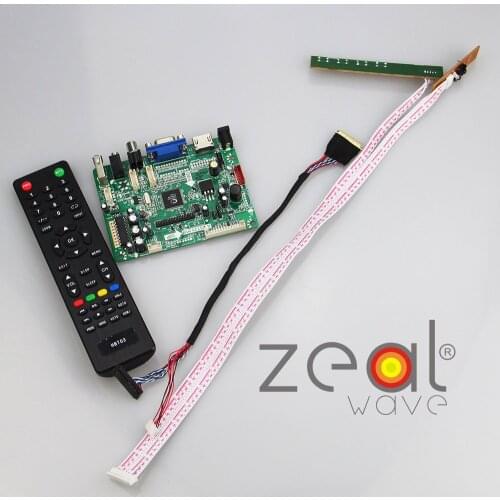 HDMI+VGA+CVBS+AUDIO+USB) Controller Board For N070ICG LD1 LD3 LD4 L21 7" 7Inch 1280*800 IPS LCD Display